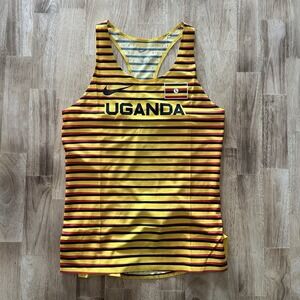 Nike Pro Elite Singlet 2022 Uganda Running Tank CI8141 Women's S‎ Made in USA